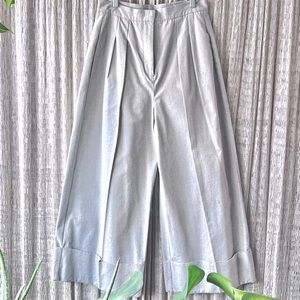 Habitual pearl-gray Wide leg trousers size 6